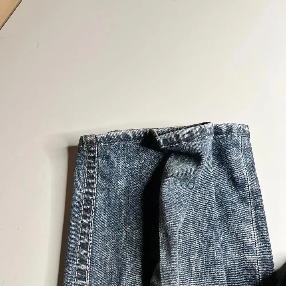 True‎ Religion Geno Slim Fit Jeans Men’s Size 36 Blue Distressed Denim Y2K